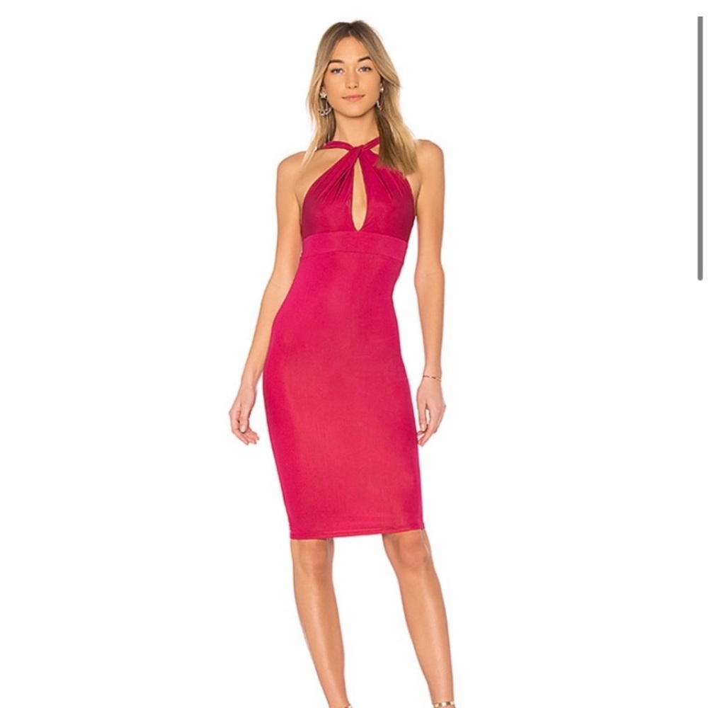 michael costello x revolve nico midi dress